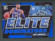 2019-20 Ben Simmons 04/49 Panini Donruss Optic Blue Elite Dominators #18