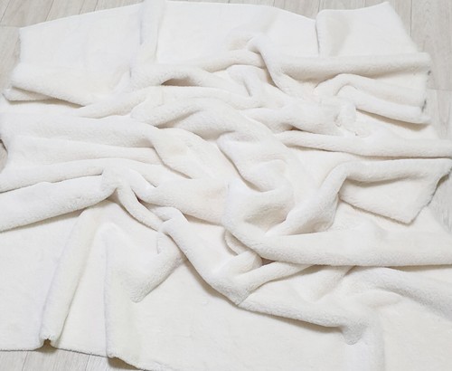 SOFT MINK FAUX FUR 10MM LONG HAIR LAMBY PLUSH DOLL CLOTH FABRIC SOLID MATTE 60"W - Picture 26 of 149