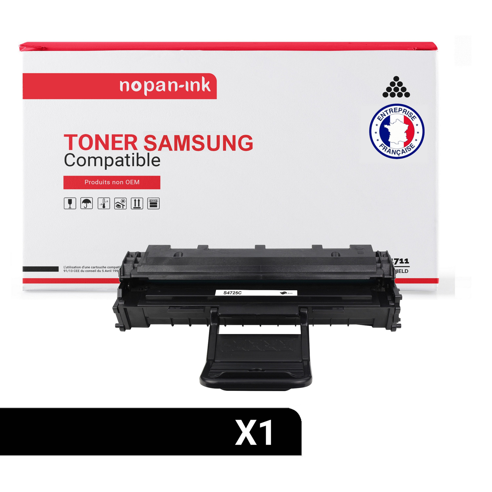 Toner laser SCX-D4725A ELS noir compatible Samsung SCX 4725 Nopan-Ink