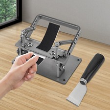 Manual Leather Splitter Set Manual Leather Peeling Tool Edge Skiving Machine NEW