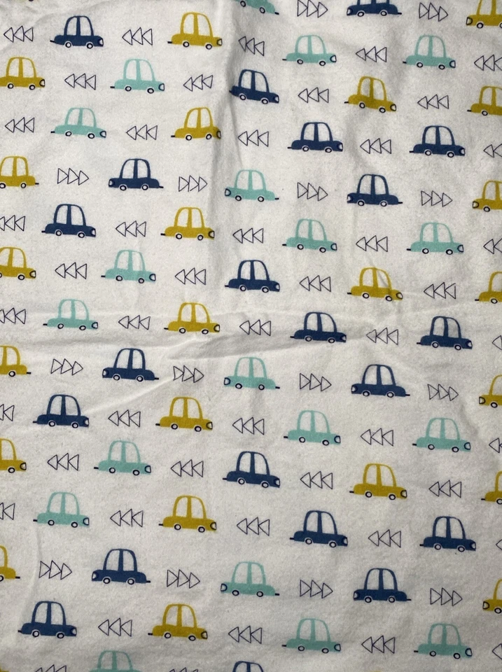 Manta Recepción Bebé Coches Triángulo Flecha Franela Suave Seguridad Lovey 30"x35" Foto 3 de 3