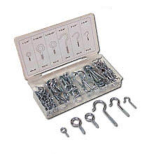 151 Pcs Eye Bolt Hook and Screw Assortment Kit EyeBolt Assortment Zinc