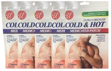 U Cold & Hot Medicated Patch Pain Relieving Ointment 10 Patches