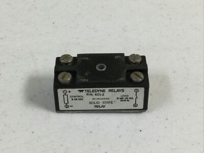 NEW, TELEDYNE RELAYS 601-2, SOLID STATE RELAY, 250V, 10A, 50/60Hz, FREE SHIP