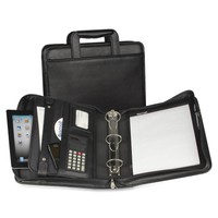Samsill Zipper Binder Letter Retractable Handles 2 Exterior Pckts Bk 15670 on sale Samsill Zipper Binder Letter Retractable Handles 2 Exterior Pckts Bk 15670 on sale
