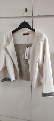 KEYRA Alberto Cacciari Damen Jacke, cremefarben, fein und elegant 