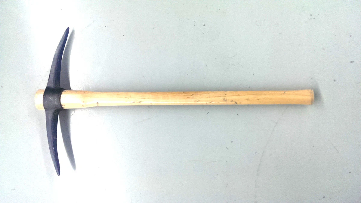 US MINING MINERS GOLD SILVER GEM FOSSIL ORE ROCK COAL OLD PICK AXE HAND TOOL VTG