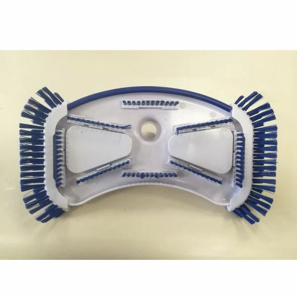 Testa Aspirafango de luxe spazzole inferiori laterali Acciaio Pulitori piscina - Immagine 2 di 2