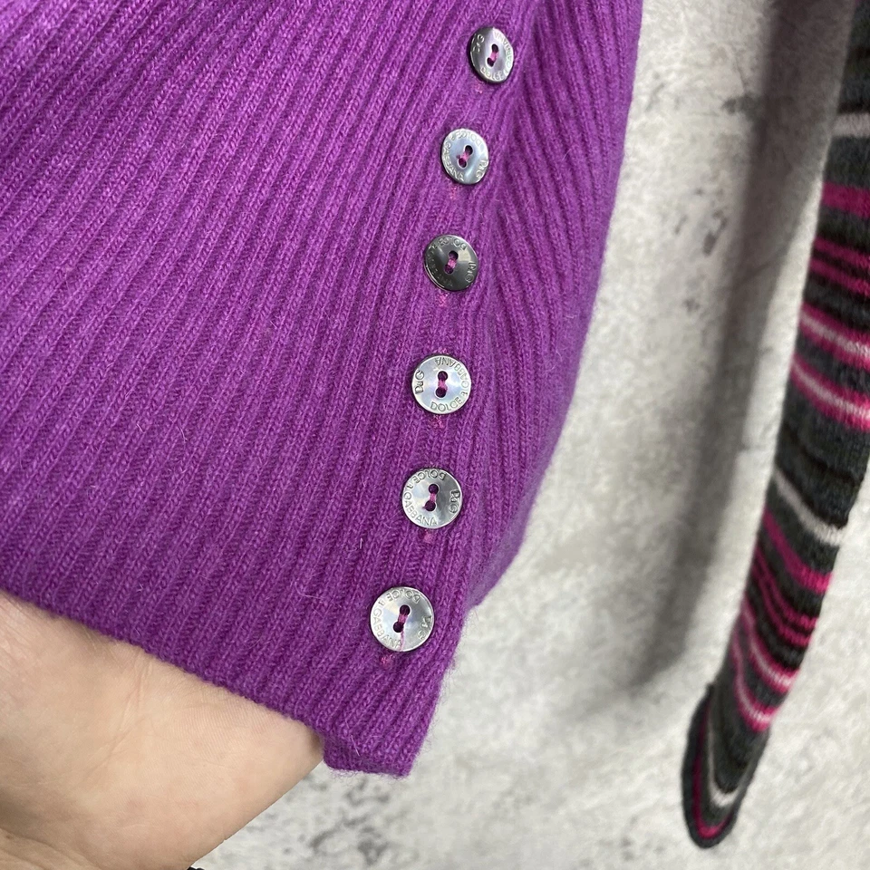 Dolce & Gabbana женщин фиолетовый водолазка свитер размер маленький EUC розничной $700 - Изображение 3 из 4