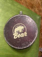 Vintage Bear Archery Brown Recurve Clamp On Bow Fishing Reel Great Patina