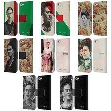 FRIDA KAHLO PORTRAITS AND QUOTES LEATHER BOOK CASE FOR APPLE iPOD TOUCH MP3