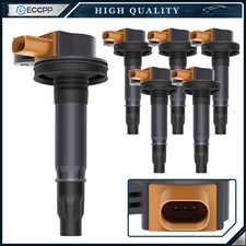 ECCPP 6 Ignition Coils For 2013-2016 Ford Explorer Flex F-150 Taurus 3.5L V6