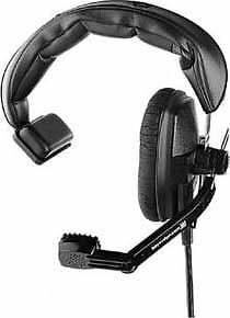 Beyerdynamic DT108-200/50-BLACK Single-Ear Headset and Microphone, 50/200 Ohm