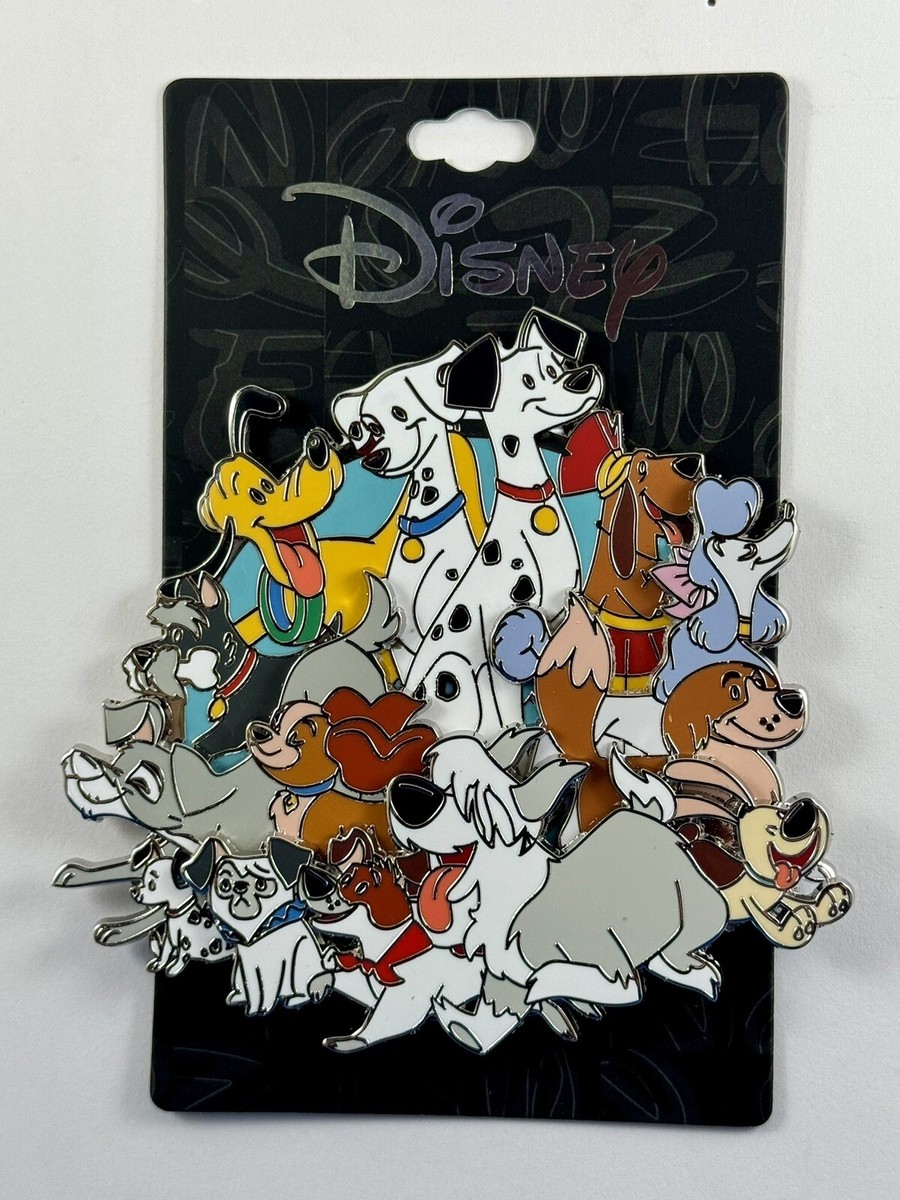 Disney Dogs Cluster PUPPARAZZI LE300 Pin PLUTO LADY TRAMP NANA MAX