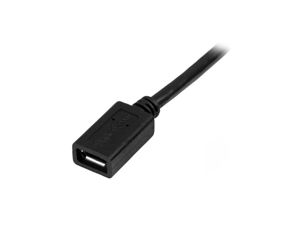 StarTech.com 0.5m 20in Micro-USB Extension Cable - M/F - Micro USB Male to Micro - Image 3 of 4