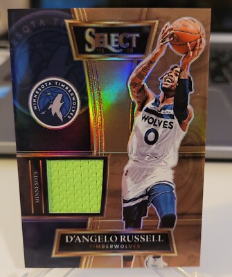 2021-22 Panini Select D'ANGELO RUSSELL Prizm Jersey Patch #SS-DAR /49 