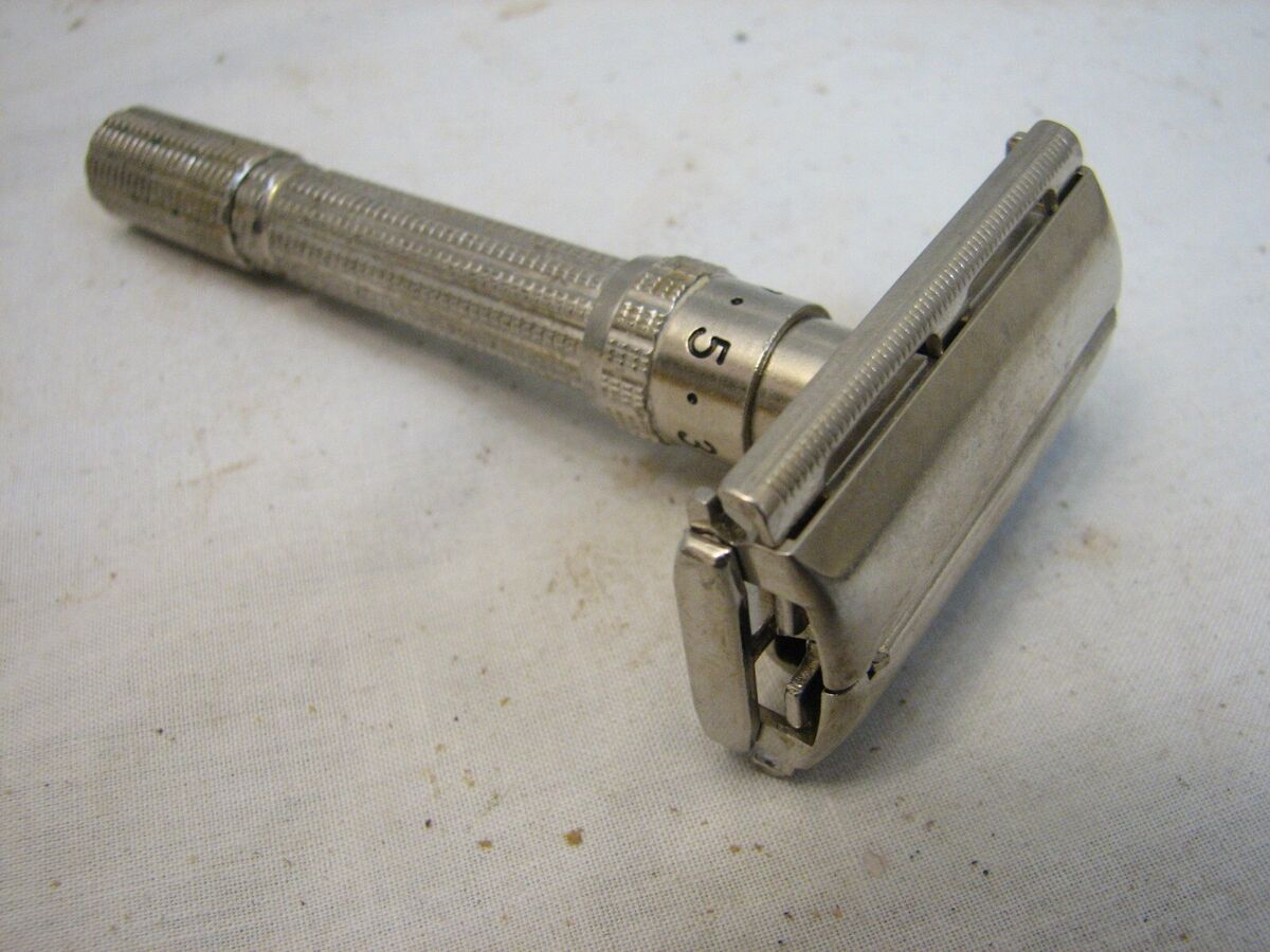 Vintage Gillette Adjustable Safety Razor 1962 H3 TTO Shaving Vintage Gillette Adjustable Safety Razor 1962 H3 TTO Shaving