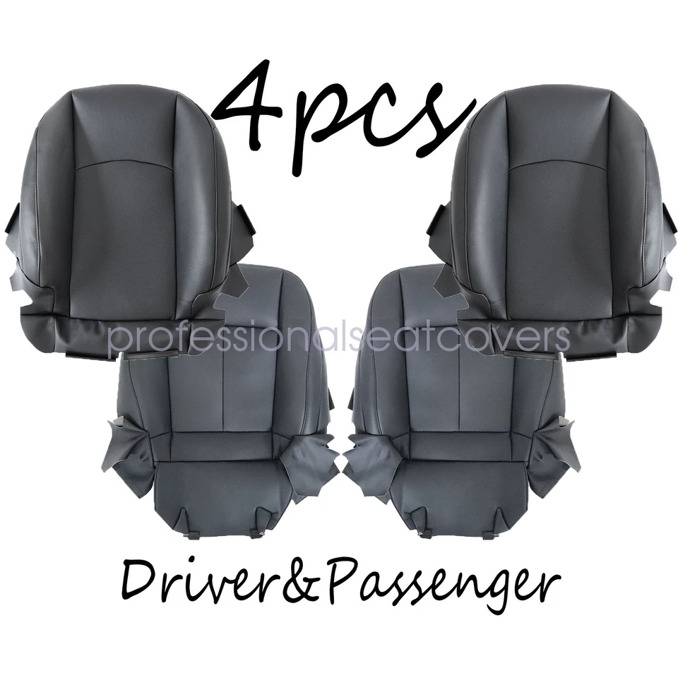 Cubierta de asiento superior e inferior para conductor y pasajero negra 2004-2008 para infiniti FX35 FX45 Foto 3 de 4