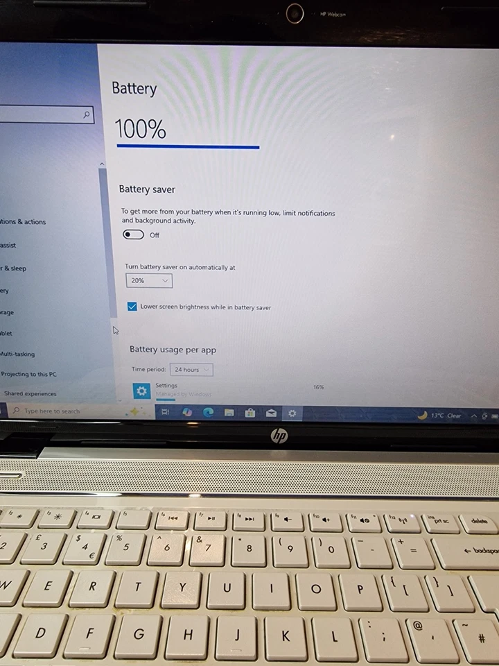 HP Pavilion G6 White Laptop Pentium B960 2.2GHz 6Gb Ram  250Gb HDD Read Descript - Image 4 of 4