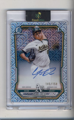 2026 Bowman Chrome HTA Choice Refractor Gage Jump 1st ROOKIE AUTO /150