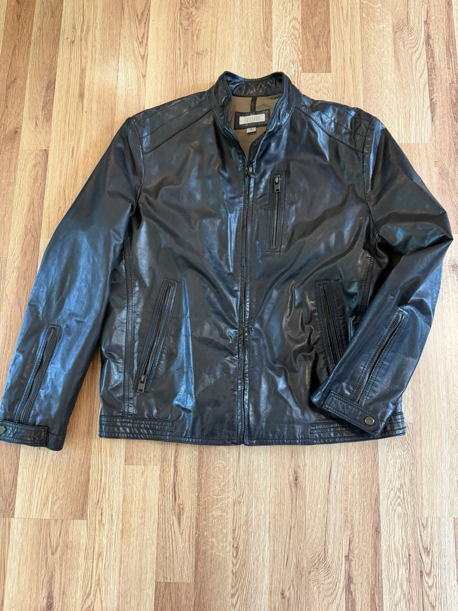 Barneys New York Leather Outer Shell Coats, Jackets & Vests for