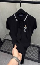 Polo Ralph Lauren Polo Bear Logo Cotton Mesh Polo Classic Fit