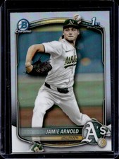 2025 Bowman Draft Jamie Arnold Chrome Refractor 1st Prospect #BDC-30 Athletics