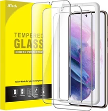JETech Screen Protector for Samsung Galaxy S21 5G 6.2-Inch, Tempered Clear 