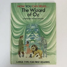 The Wizard of Oz 1987 Large Type First Readers Book Brimax, England
