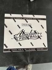 2020 Panini Absolute Football Factory Sealed Box, Fat Packs 12 Packs 20 Cards