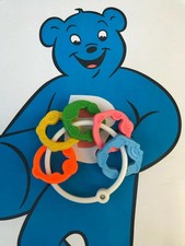 2 ⚜️ Ancien Jouet Hochet Animaux Fisher Price Année 1977 Vintage