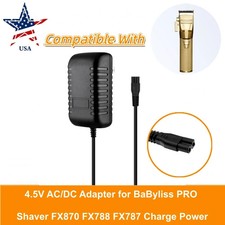 4.5V AC/DC Adapter for BaByliss PRO Shaver FX870 FX788 FX787 Charge Power