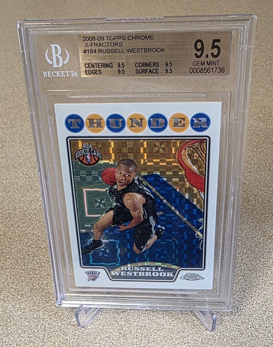 その他 Chrome Refractor RC Russell Westbrook 2008 Topps Chrome Russell Westbrook SP -XFRACTOR- RC BGS