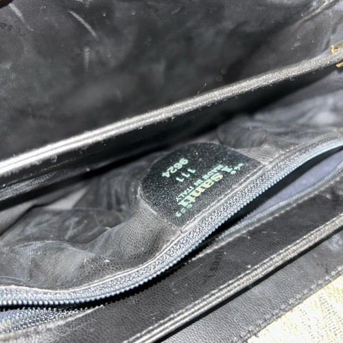 Vintage Isanti Italian Milan Supple Black Leather Adjustable Crossbody Bag Purse, $15 - Photo 6