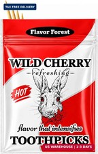 Wild Cherry Flavored Hot Cinnamon Toothpicks - 100ct
