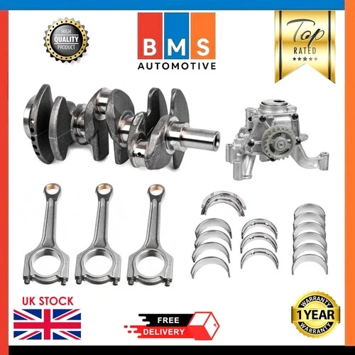 FORD FOCUS FIESTA ECOBOOST 1.0L PETROL CRANKSHAFT WITH ENGINE REBUILD KIT NEW