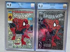 Spider-Man #1 1990 lot of 2 CGC Graded 9.2 Silver & Newsstand