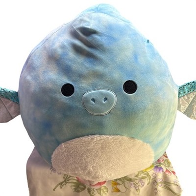Squishmallow Shantira Pterodactyl 16'' Plush Blue Dinosaur Stuffed Animal
