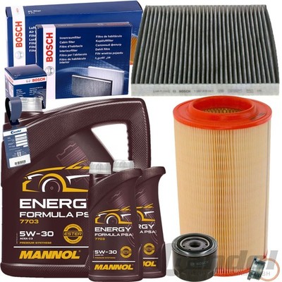 BOSCH FILTERSET+MANNOL5W30 ÖL passend für FIAT DUCATO 250 MULTIJET 111-177 PS