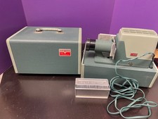 Vintage Argus 300 Slide Projector Working With Side Changer And Case