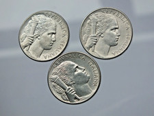 republic 5 lire grape type 3 coins 1948/1949/1950-fdc make the price yourself