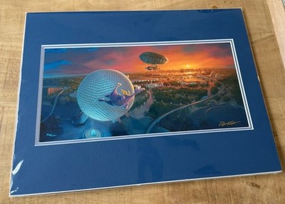 2025 Disney Parks Figment Epcot Rob Kaz 18x14  Inspiration SIGNED