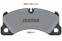 NEU - Textar 2455301 Bremsbelagsatz, Scheibenbremse FüR Porsche VW