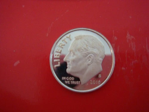 2016-S Roosevelt Dime — photo from the most recent tracked eBay sale