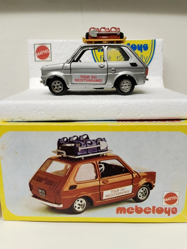 Mebetoys Fiat 126 Rally Tour Du Mediterranée Art. 8570 1/25 Vintage Mattel  - Immagine 4 di 4
