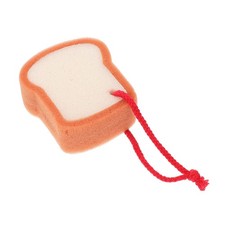 Baby Bath Brush 4.33X3.74 Inch Soft Bread Scrub Sponge Bath Sponge Gentle Sho...