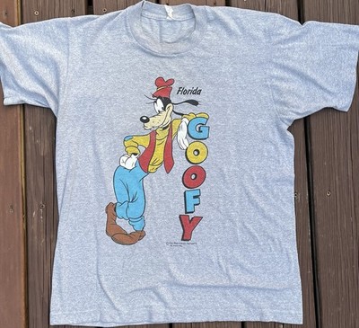 Vintage Goofy Tshirt Single Stitch Disney Medium Men s Dog Cartoon Adult Shirt