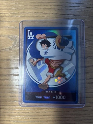 ONE PIECE LOS ANGELES DODGERS MONKEY D. LUFFY YOUR TURN +1000 CARD PROMO 7/2/26