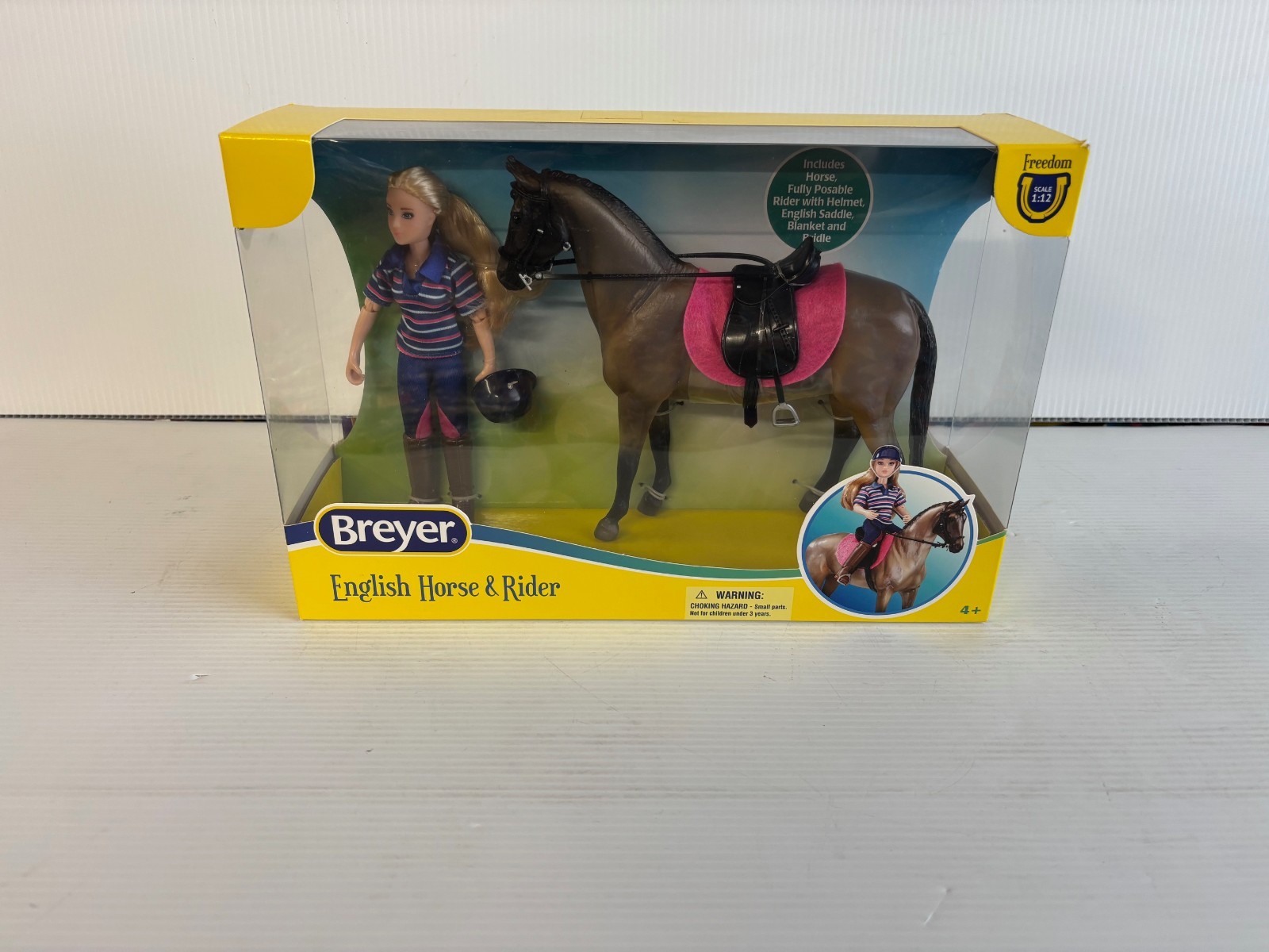 Breyer Freedom Series (Classics) English Horse & Rider Doll Set #61114