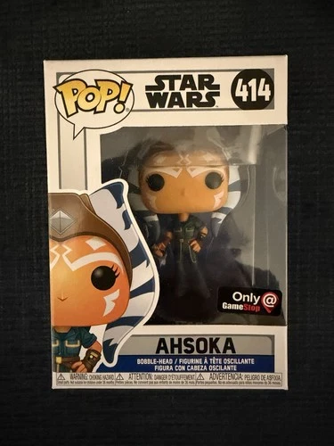 Funko Pop AHSOKA #414 Star Wars GOOD CONDITION - SHIPS SAFE